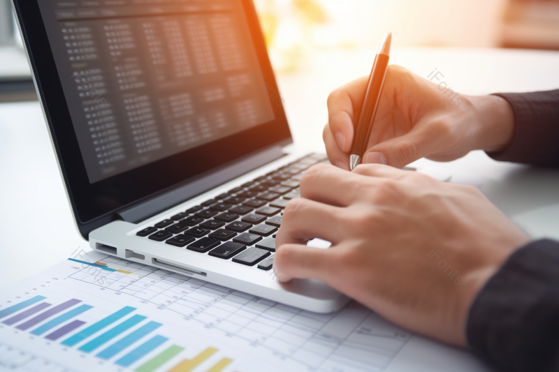 办工桌上的报表和手商业金融办公实拍摄影图,高清,摄影图,摄影图片,图片大全,摄影图免费下载